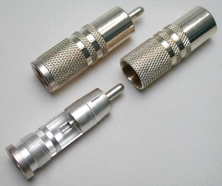 Cardas Silver RCA Plugs